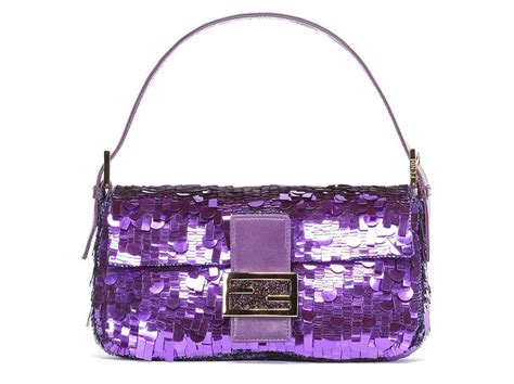 fendi purse purple dolce|Fendi black handbags.